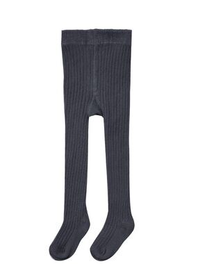 Rylee + Cru Ribbed Tights - Charcoal